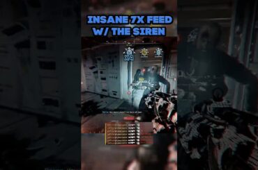 Insane 7x Killfeed With The Siren! #callofduty #cod #fps #gaming #share #shorts #warzone #blackops