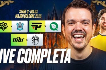 DIA 2 - IEM COLOGNE MAJOR 2026 STAGE 2  - !socio - Siga @Gaules nas redes sociais!
