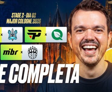 DIA 2 - IEM COLOGNE MAJOR 2026 STAGE 2  - !socio - Siga @Gaules nas redes sociais!