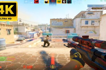 Counter Strike 2 -  Dust 2 - Full Gameplay
