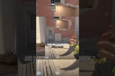 the BEST Self Pop Flash on Mirage! #cs2 #counterstrike #shorts