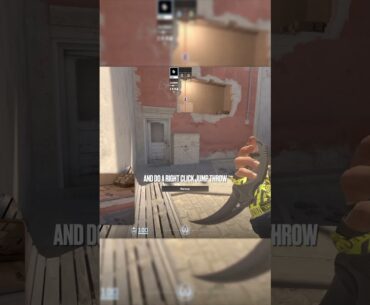 the BEST Self Pop Flash on Mirage! #cs2 #counterstrike #shorts