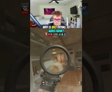 Why is bro aura farming? #gaming #twitchclips #siege #rainbow6siege #firstpersonshooter #r6 #r6siege