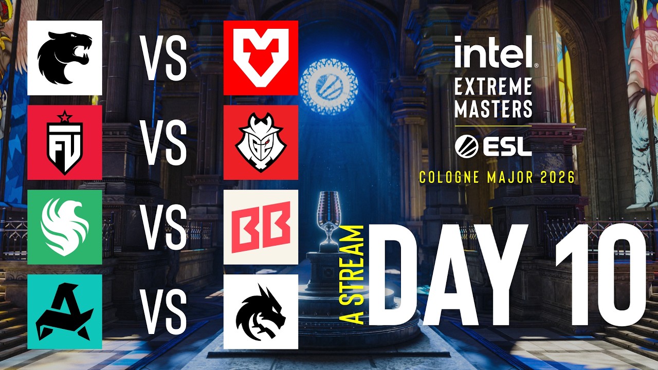 IEM Cologne Major 2026 – Day 10 – Stream A – FULL Show IEM Cologne Major 2026 - Day 10 - Stream A - FULL Show