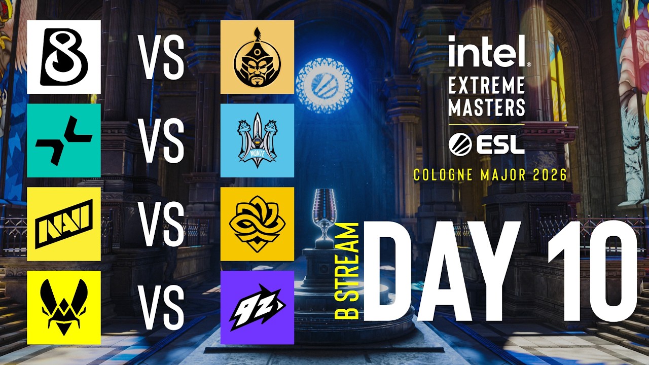 IEM Cologne Major 2026 – Day 10 – Stream B – FULL SHOW IEM Cologne Major 2026 - Day 10 - Stream B - FULL SHOW