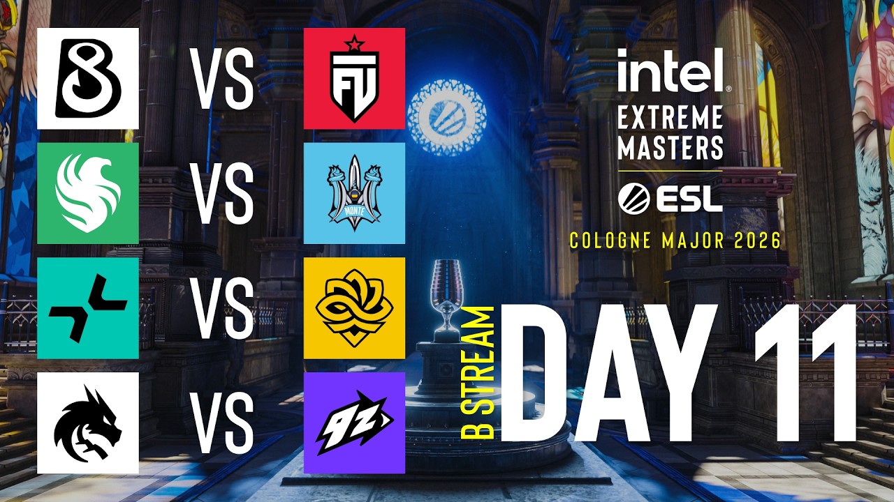 IEM Cologne Major 2026 – Day 11 – Stream B – FULL SHOW IEM Cologne Major 2026 - Day 11 - Stream B - FULL SHOW