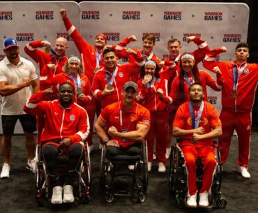Team Marine Corps Opens Warrior Games with Powerlifting