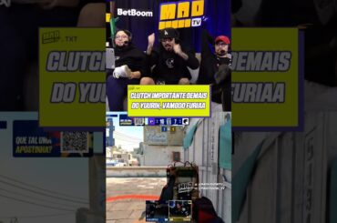 QUE MONSTRUOSIDADE DE CLUTCH DO YUURIH 😭🔥 #majorcs2 #cs2 #cs #counterstrike #majorcs #iemcologne