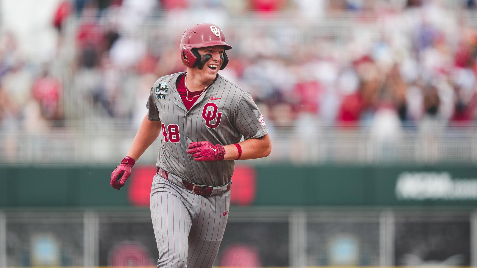 Sooners Top Tar Heels in Game One of CWS Finals University of North Carolina Logo