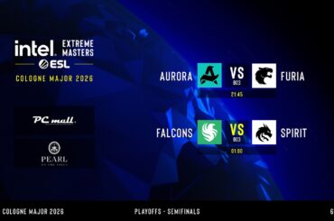 IEM Cologne Major 2026 - Playoffs - Semifinals 2 - MN cast