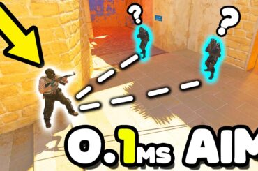 0.1ms REACTION TIME MOMENTS! - CS2 BEST MOMENTS #159