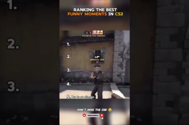 Top 5 best funny moments in CS2 😂 #cs2 #csgo #memes #shorts