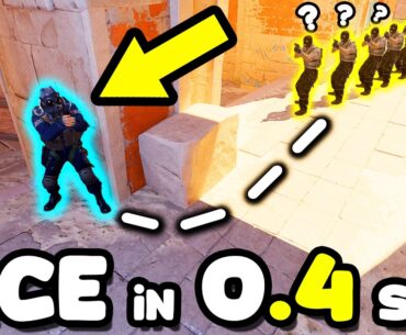 0.4 SEC FASTEST ACE in CS HISTORY! - CS2 BEST MOMENTS #162