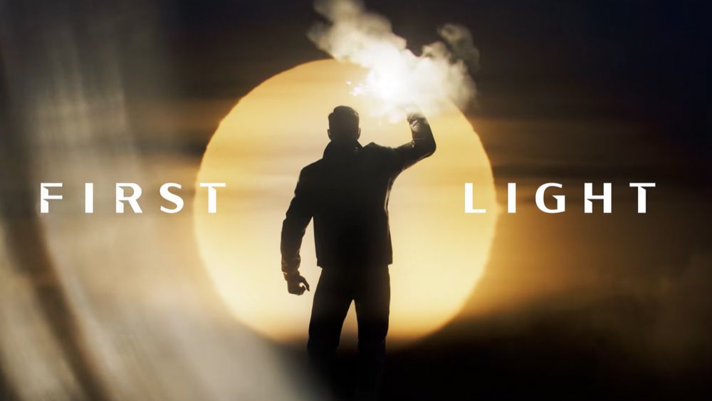 Why 007 First Light is the first video game I’ve wanted to play in over a decade 007 First Light opening sequence font and image of James Bond from behind
