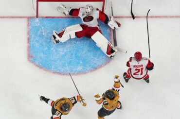 Andersen or Bussi? Canes face decision in net for Game 4 of Stanley Cup Final :: WRAL.com