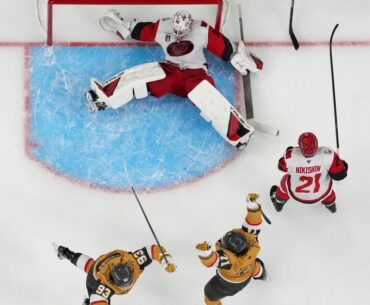 Andersen or Bussi? Canes face decision in net for Game 4 of Stanley Cup Final :: WRAL.com