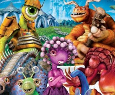 A group of aliens in Spore.