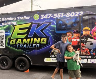 EK Gaming Trailer is named after Elias and Kostas Manolis. (Photo: Courtesy of Margaret Manolis)