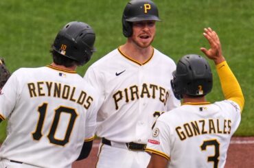 Ryan O'Hearn's 2-homer game led the Pirates to rainy, sweep-averting win against the Reds