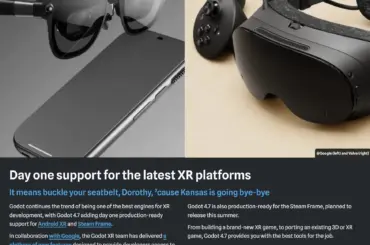 Godot 4.7 Steam Frame Support
