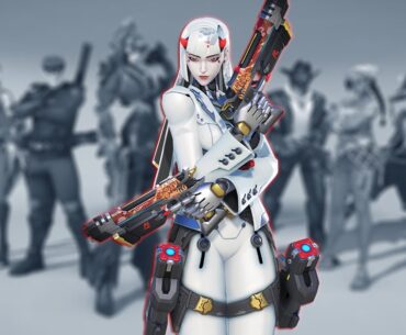 Overwatch's new motorcycle-riding DPS hero Shion originally had a Devil May Cry-like style meter for skill combos, and she arrives today in Season 3