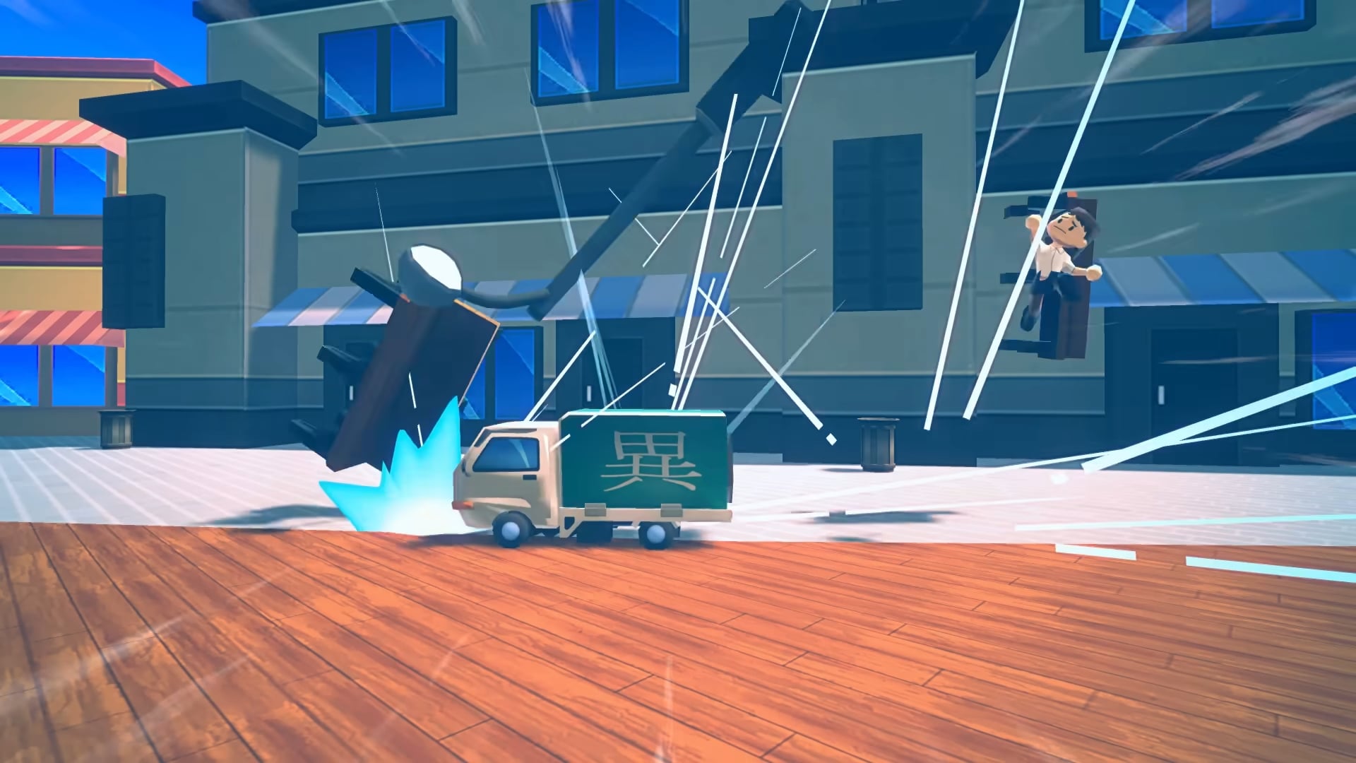 Truck Kun Is Supporting Me From Another World gameplay screenshot.