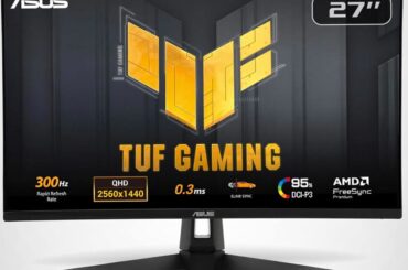 This ASUS TUF 27" Gaming Monitor (300Hz, 1440P, 0.3ms) Is Now Cheaper Than No-Name Office Monitors
