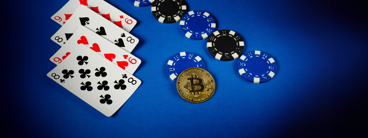 US gaming sector seeks prediction market CLARITY in crypto bill bitcoin btc, cards, casino chips banner