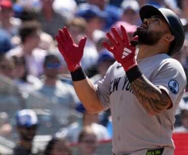 Goldschmidt hits tiebreaking HR in ninth, Yankees beat Blue Jays 3-1 for fifth win in last 6 games