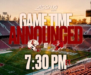 Kickoff Time Announced For Road Game At Stanford