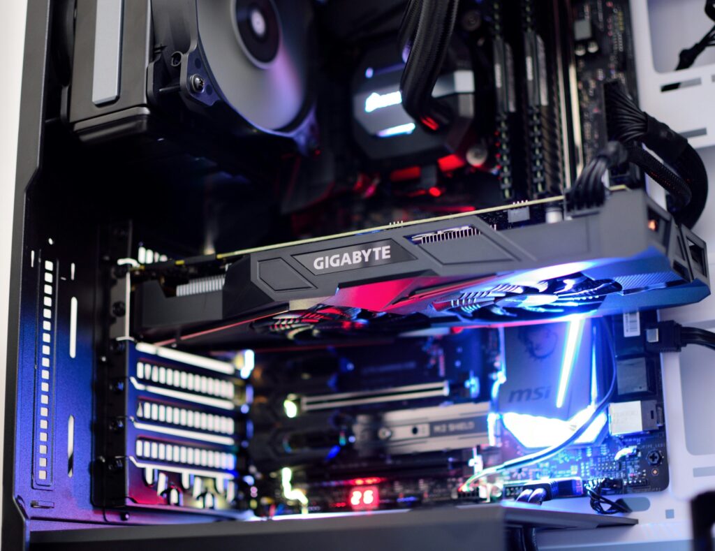 Graphics Card in PC Tower