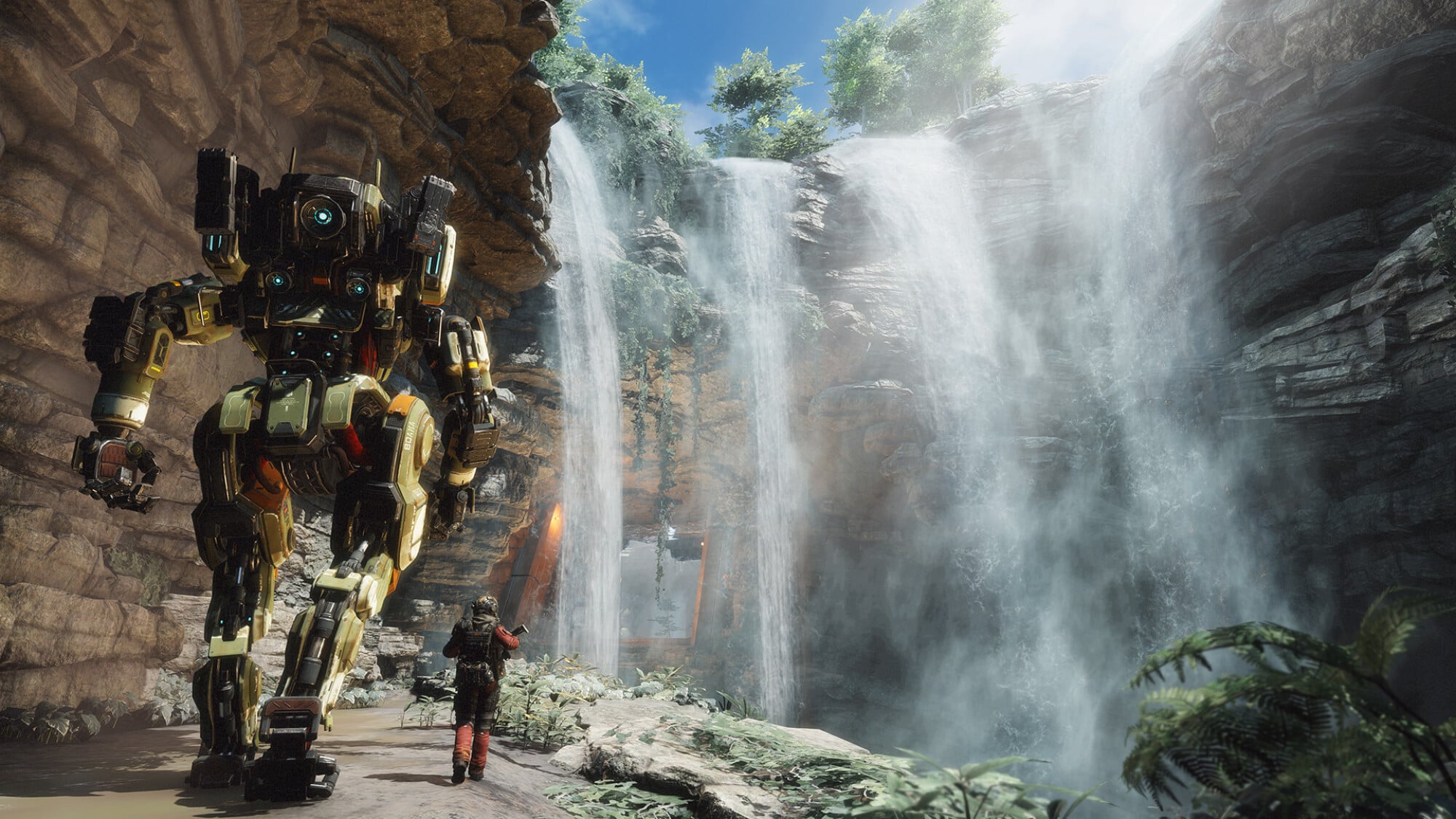 Titanfall 2 screenshot featuring titan and man