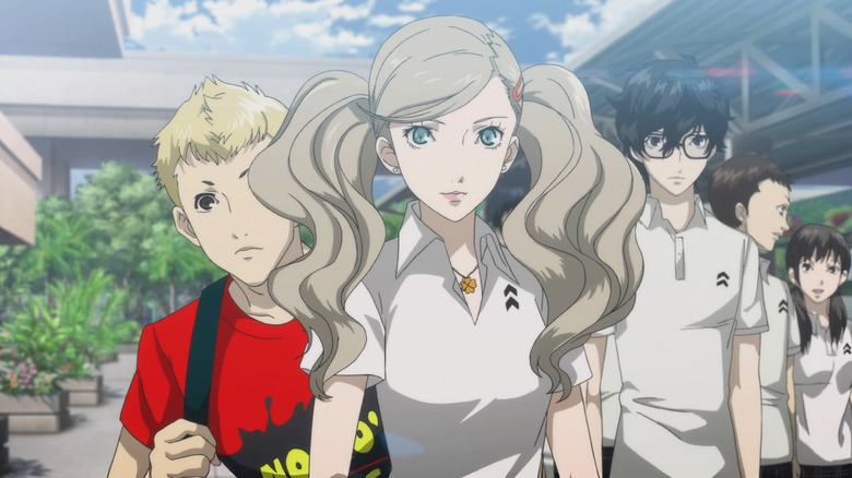 Screenshot showing characters from Persona 5 Royal