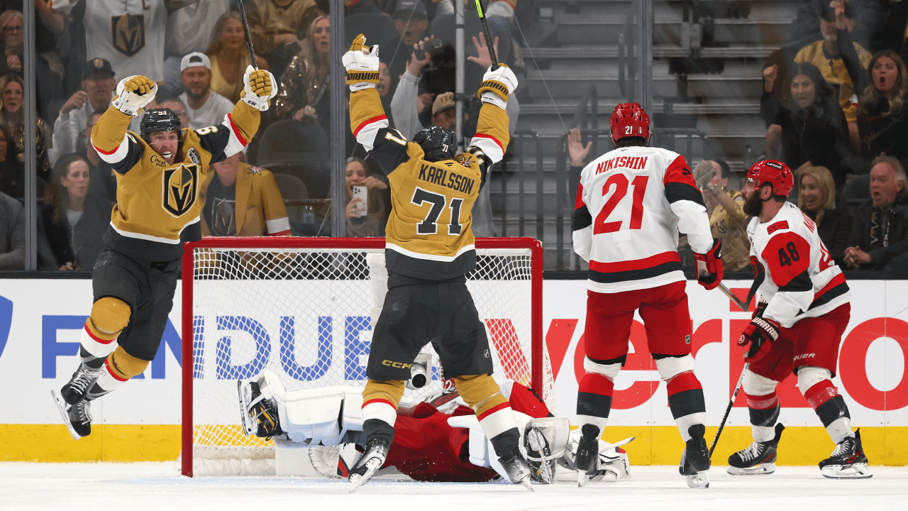 Golden Knights, Hurricanes rewrite Stanley Cup Final record books in Game 3 thriller Golden Knights, Hurricanes rewrite Stanley Cup Final record books in Game 3 thriller