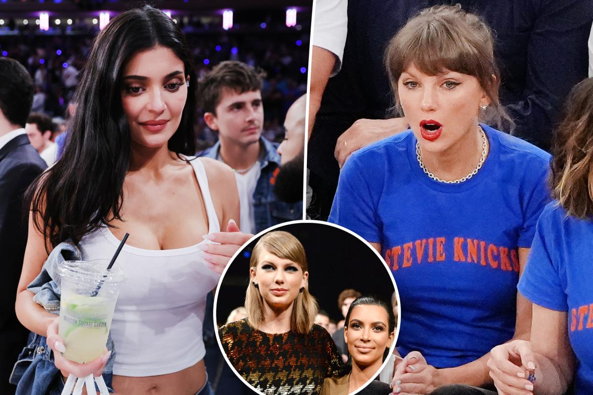 Taylor Swift has Knicks game run-in with Kylie Jenner after Kim Kardashian feud Taylor Swift has Knicks game run-in with Kylie Jenner after Kim Kardashian feud