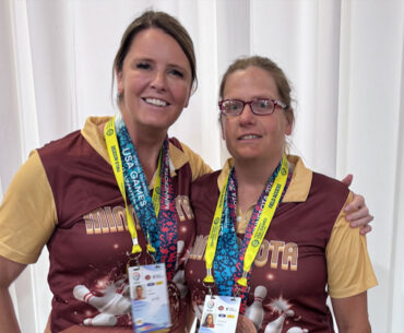 Bemidji's Sister Duo of Fellows, Kiewatt Win Bronze at Special Olympics U.S. Games