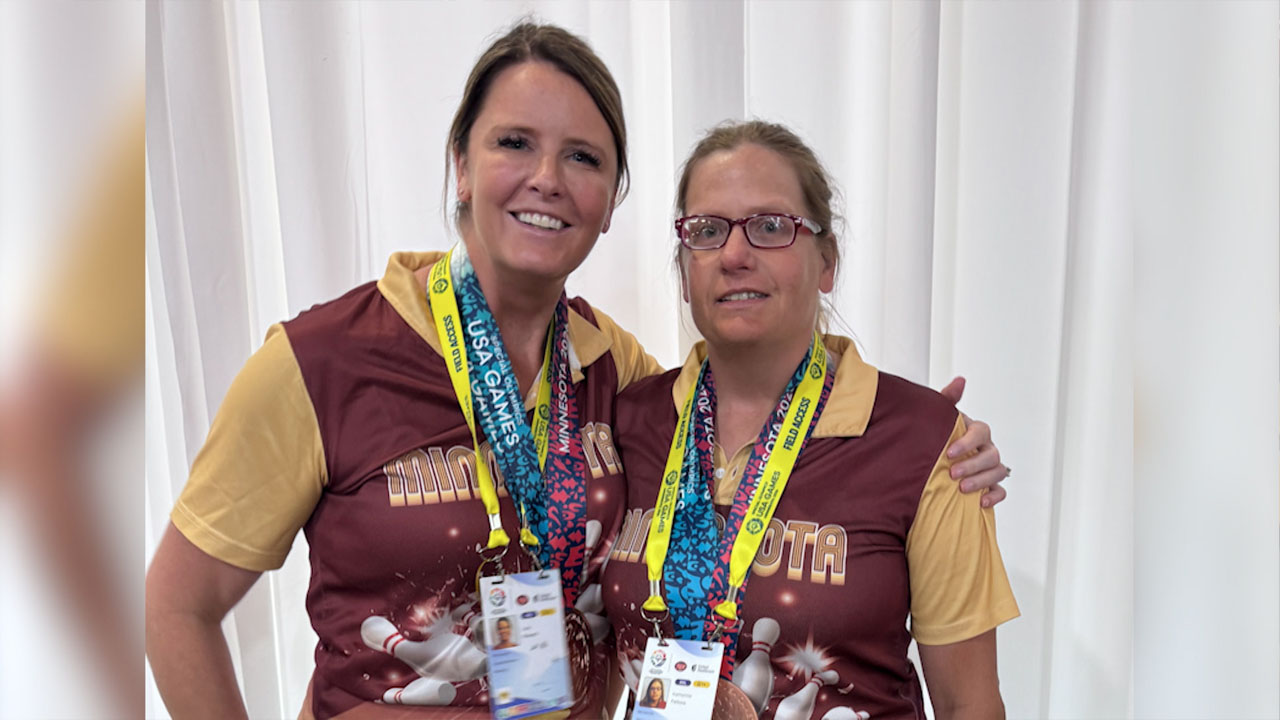 Bemidji’s Sister Duo of Fellows, Kiewatt Win Bronze at Special Olympics U.S. Games Bemidji's Sister Duo of Fellows, Kiewatt Win Bronze at Special Olympics U.S. Games