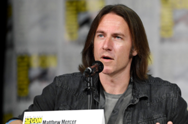 Matthew Mercer, DM of acclaimed D&amp;D show Critical Role, speaking at Comic Con.