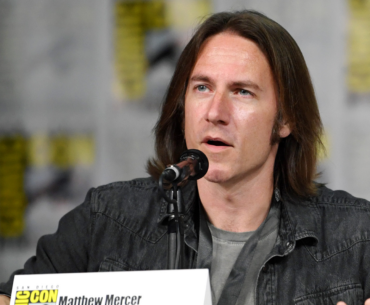 Matthew Mercer, DM of acclaimed D&amp;D show Critical Role, speaking at Comic Con.