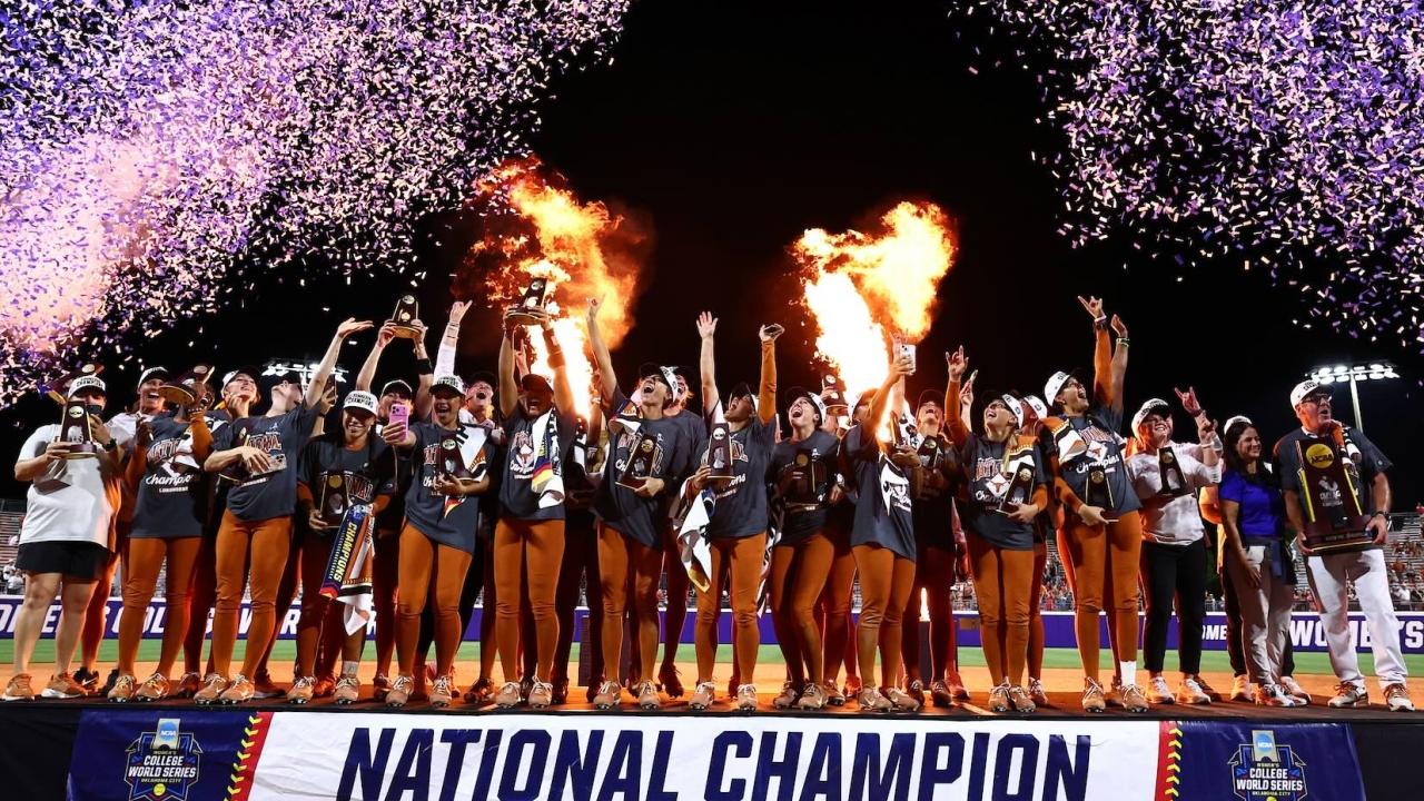 Texas wins the 2026 NCAA DI softball championship Texas wins the 2026 NCAA DI softball championship