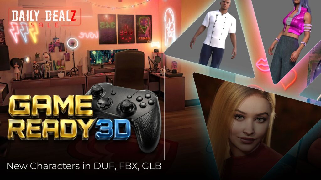 Daz 3D launches game-ready character assets to make Unreal, Unity and Blender easier Daz 3D launches game-ready character assets to make Unreal, Unity and Blender easier