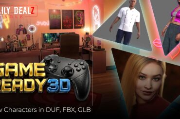 Daz 3D launches game-ready character assets to make Unreal, Unity and Blender easier
