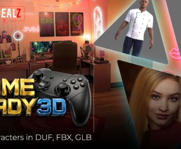 Daz 3D launches game-ready character assets to make Unreal, Unity and Blender easier