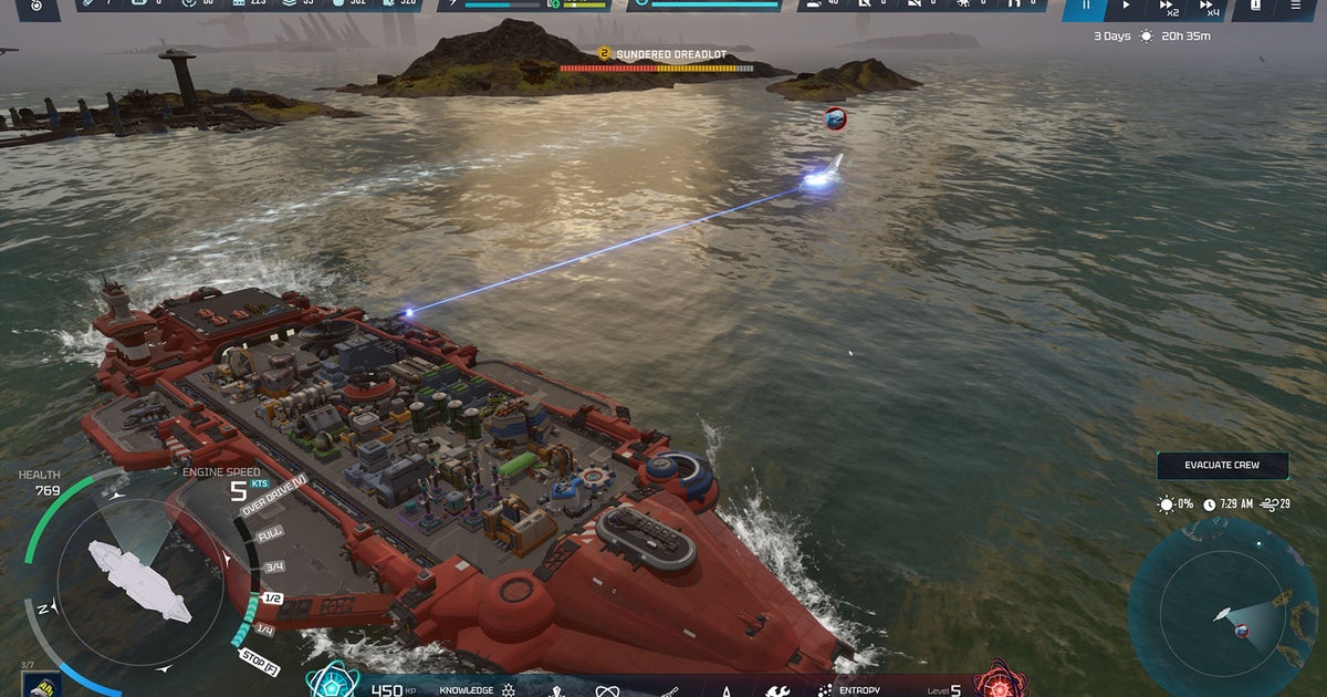 Hooded Horse’s new strategy game Rogue Carrier has you captaining a research ship on a planet where the seas boil with violent squid Hooded Horse’s new strategy game Rogue Carrier has you captaining a research ship on a planet where the seas boil with violent squid