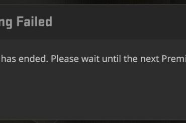 Premier Season 4 is now finished and the game mode is locked
