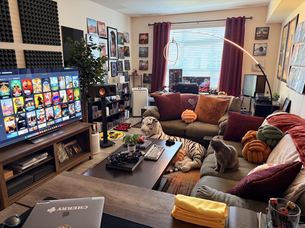 My whole living room is my battlestation. I insisted my desk be in front of the window when I first moved in…