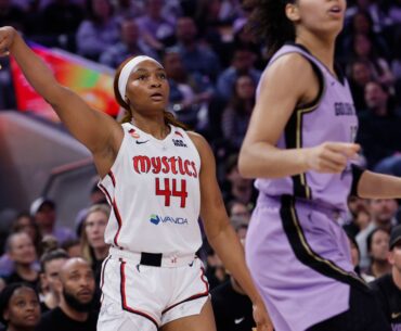 Kiki Iriafen scores 23 points as Mystics snap Valkyries' 9-game winning streak with 90-82 victory :: WRAL.com