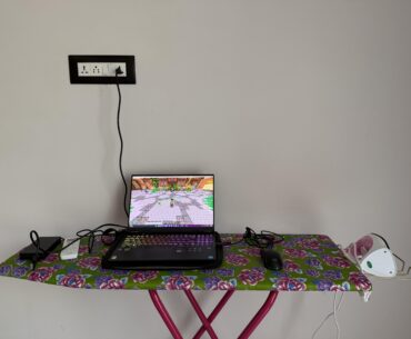 My amazing battle station to fight people while on 300 ping