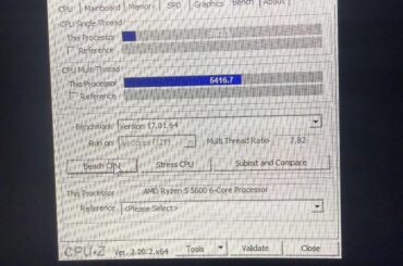 Ryzen 5600 CPU Z