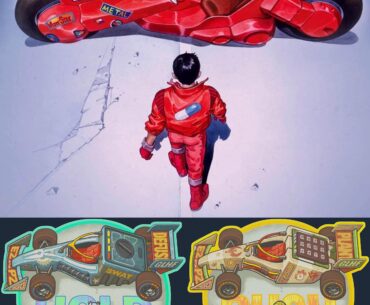 These stickers from the new collection are inspired by Akira's iconic poster